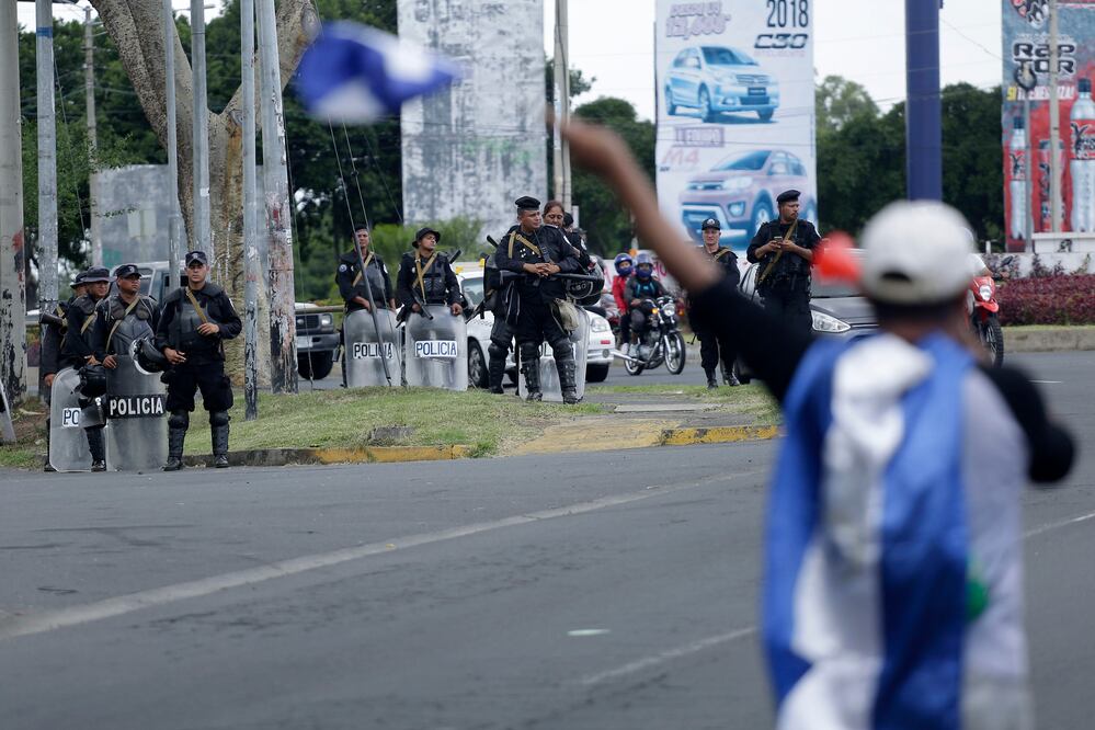 Manifestantes participan en una marcha en Managua (Foto: EFE / Archivo)