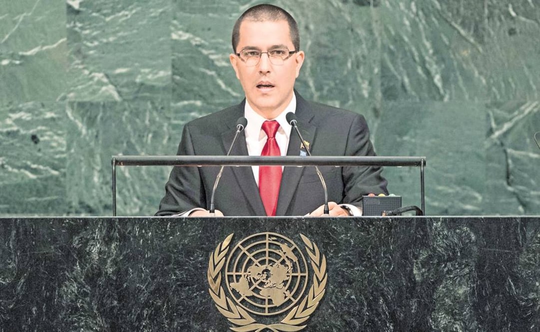 El Ministro de Relaciones Exteriores de Venezuela, Jorge Arreaza, se dirige a la Asamblea General de las Naciones Unidas (Foto: Archivo / AP)