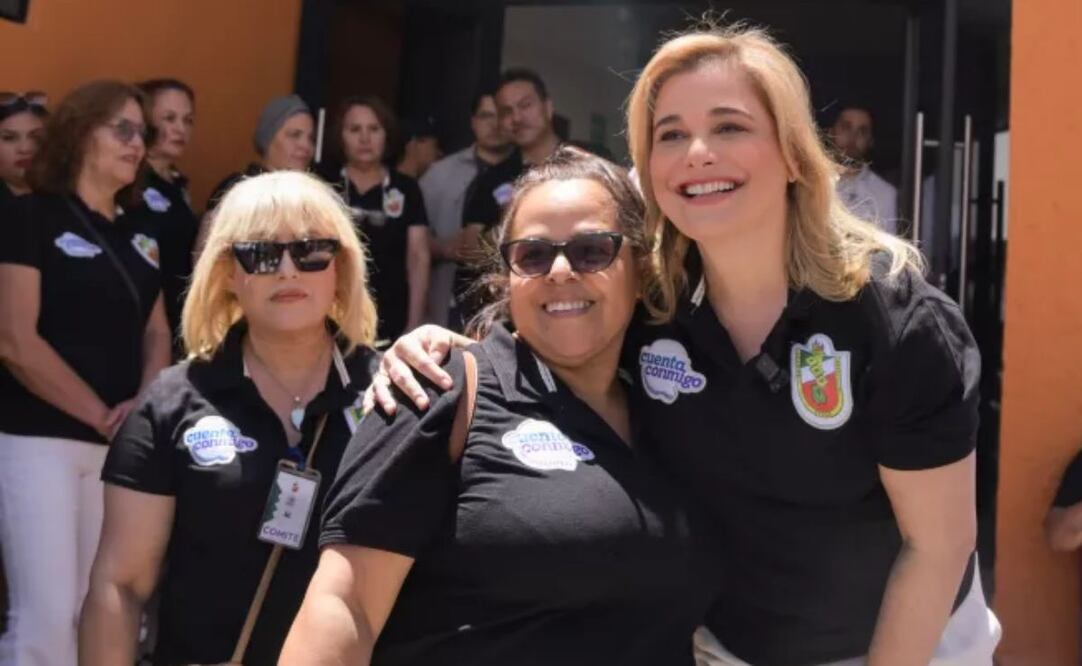 Maru Campos, gobernadora de Chihuahua, celebra el día del Trabajo. Foto: Especial