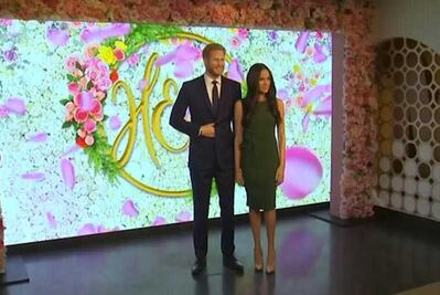 Así son las figuras de cera del príncipe Harry y Meghan Markle previo a su boda