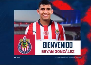 Chivas anuncia a Bryan González como refuerzo; asegura que "queremos poner al club en lo más alto"