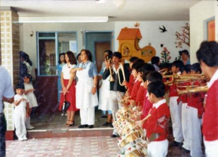 Cuando se convencía a las mamás de llevar a sus hijos a las guarderías