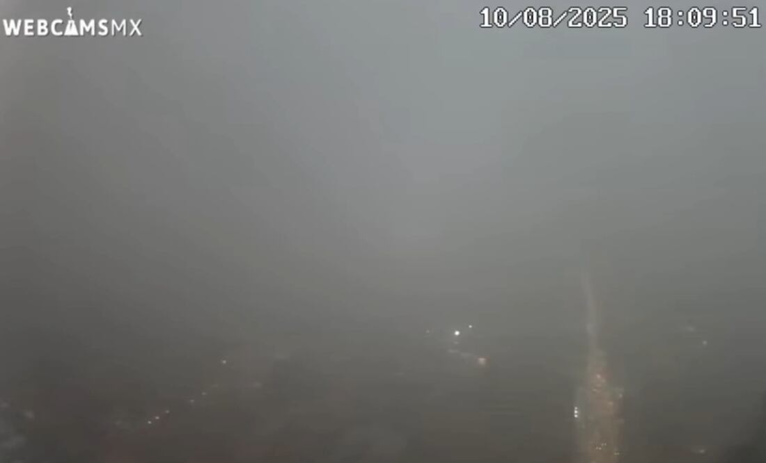Sorprendente video de las lluvias en CDMX circula en redes sociales. Foto: X @webcamsdemexico