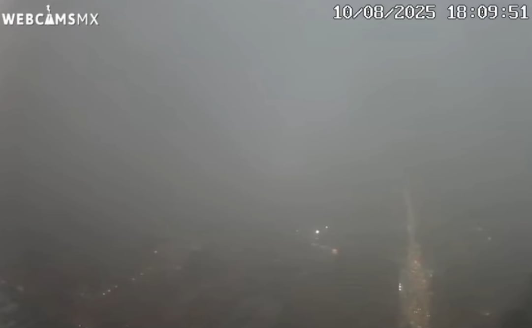 Sorprendente video de las lluvias en CDMX circula en redes sociales. Foto: X @webcamsdemexico