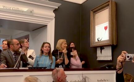 La obra que Banksy autodestruyó, y lo posicionó como fenómeno mundial, sale a subasta