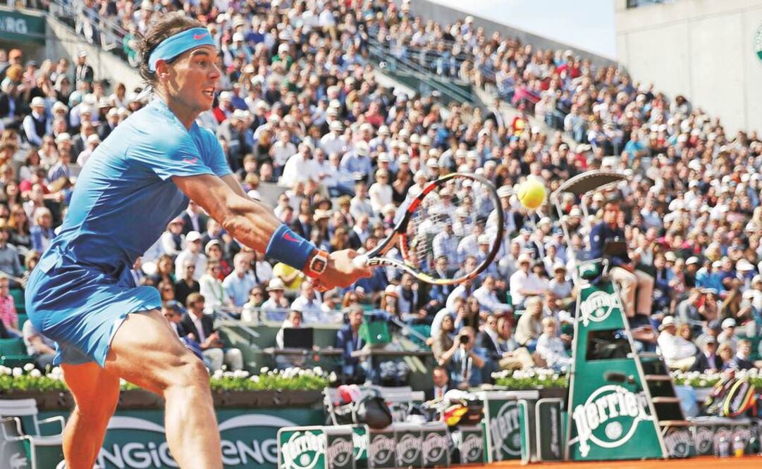 Rafa se midió ante el estadounidense Jack Sock y logró una clara aunque trabajada victoria, al ceder un set/Reuters