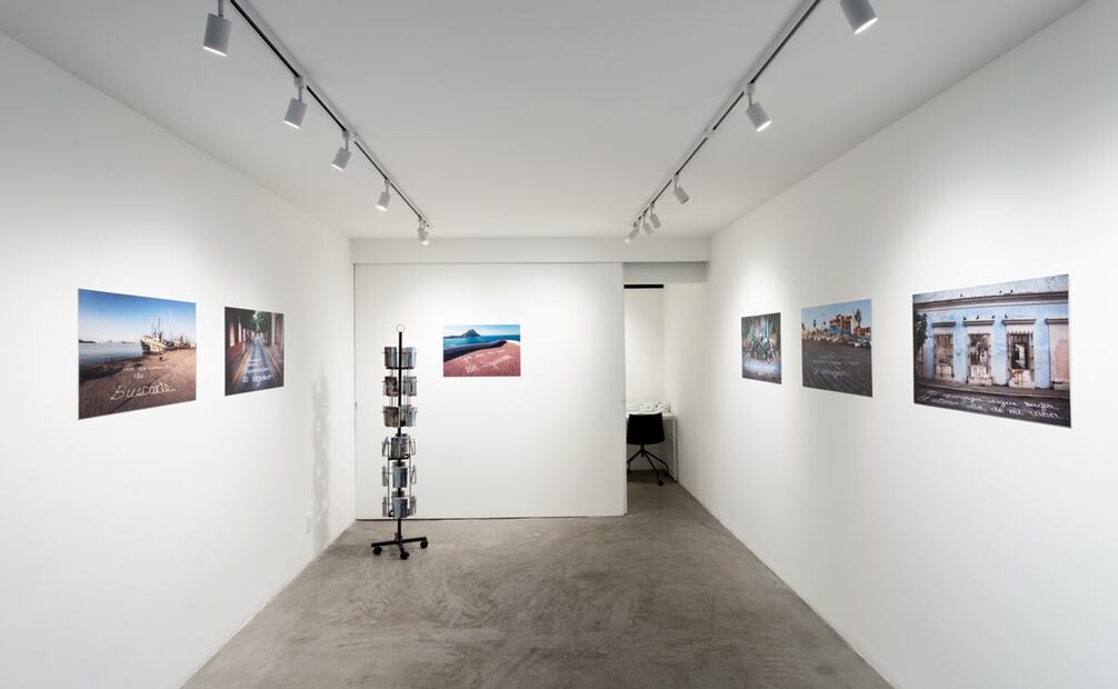 Aspectos del proyecto artístico "Lágrimas de sal". Foto: Adhesivo Contemporary.