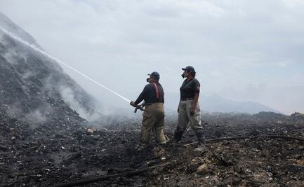 Incendio en tiradero de Chimalhuacán está en 40% sofocado, señalan autoridades 