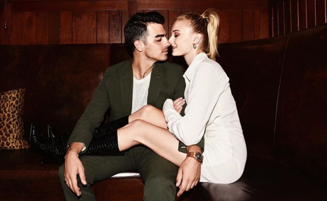 Joe Jonas y Sophie Turner. Foto: Instagram 