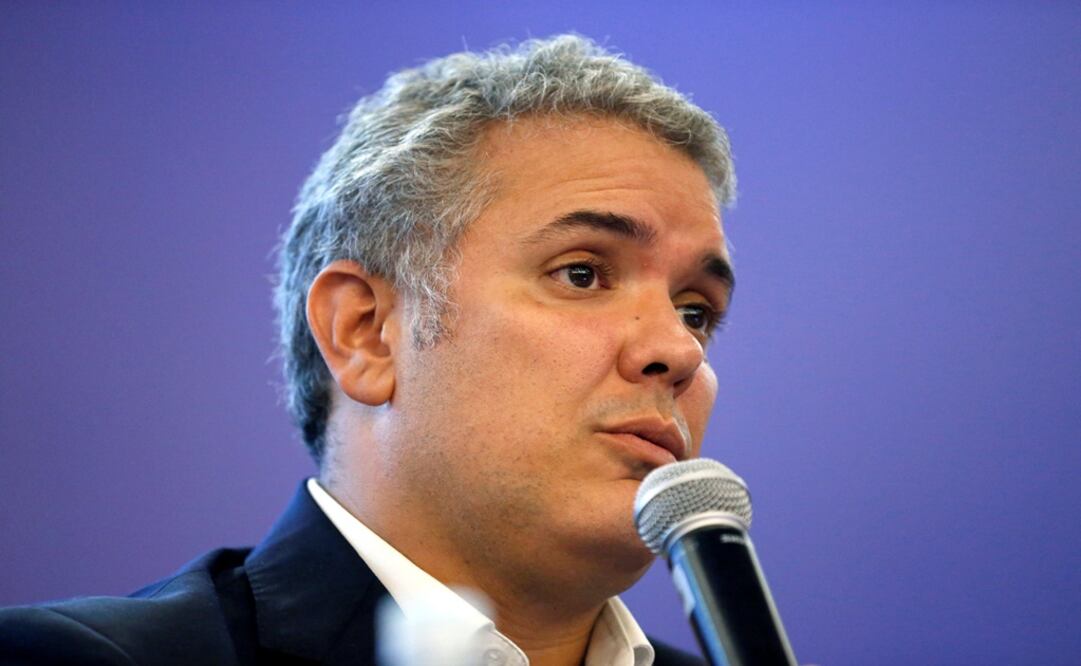 Iván Duque durante un evento en Bogotá, Colombia - Foto: Jaime Saldarriaga/REUTERS
