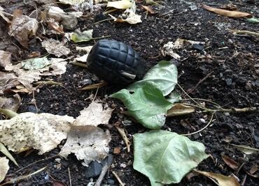 Aseguran y detonan de forma controlada granada en Morelia