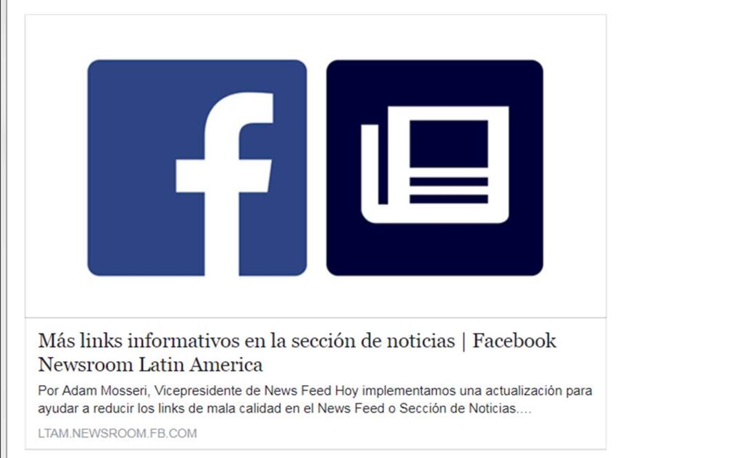 Facebook cambia algoritmo contra "grupo" de propagadores de spam