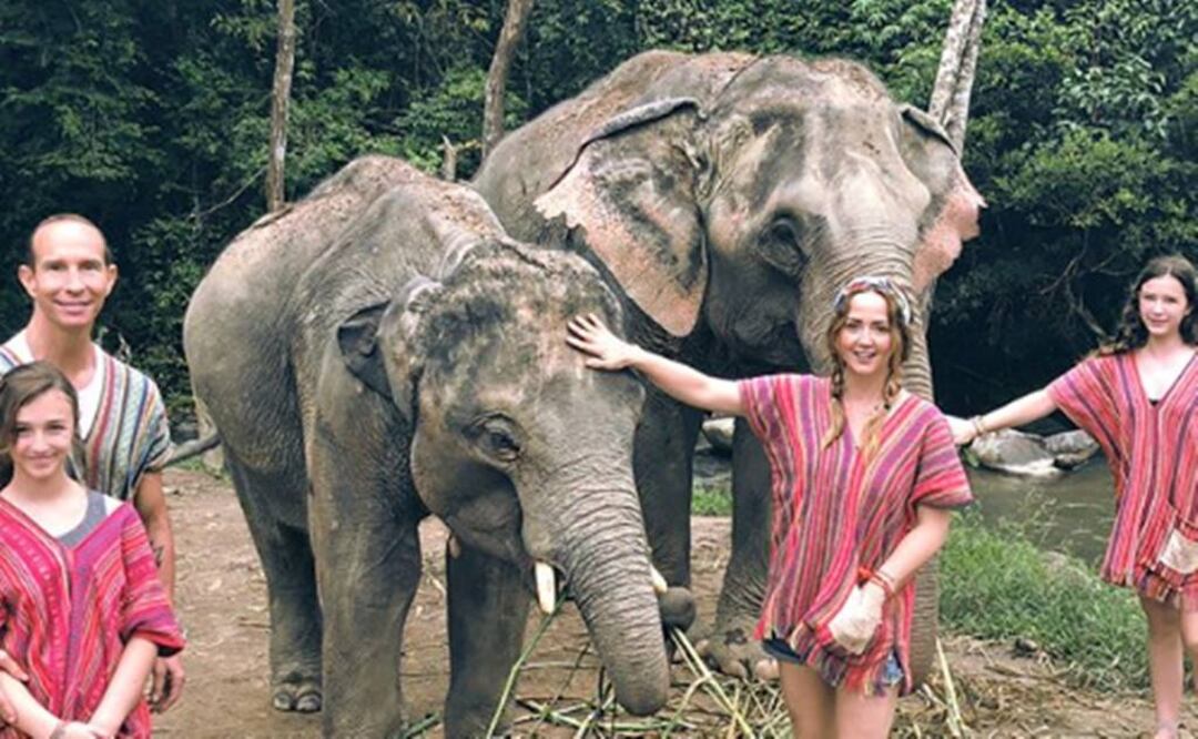 Legarreta está de vacaciones con su familia por Asia FOTO: INSTAGRAM