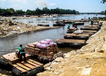 En frontera sur sigue cruce ilegal