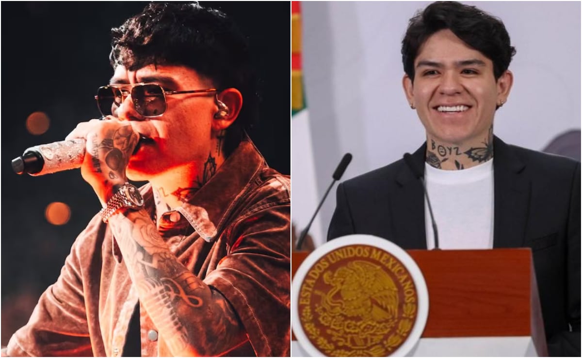 ¿Quién es Junior H, cantante de corridos tumbados que estuvo junto a Claudia Sheinbaum en el anuncio de la segunda edición de 