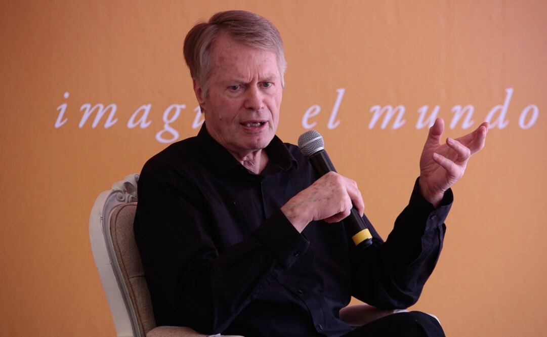 El Premio Nobel de Literatura 2008 está en México para participar en el Hay Festival Querétaro. Foto: Victor Pichardo