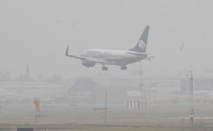 Reportan neblina en inmediaciones del AICM; no afecta vuelos