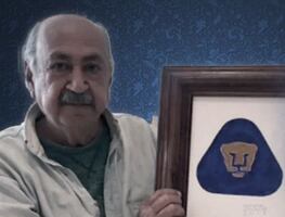 Manuel "Pajarito" Andrade, el creador del escudo de los Pumas era estudiante de Historia del Arte