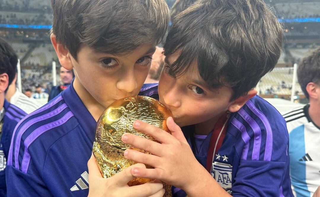 Hijos de Lionel Messi. Fuente: Instagram @leomessi