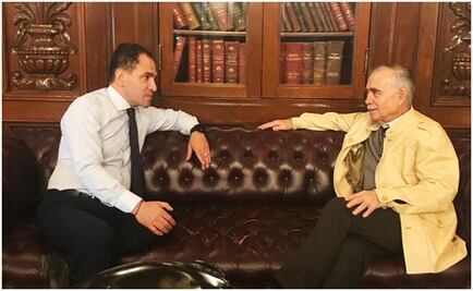 Arturo Herrera se reúne con Alfonso Romo