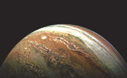 NASA comparte imágenes de la atmósfera de Júpiter 