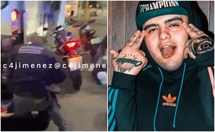 Supuestos policías de Neza montan falso operativo para video del reguetonero Uzielito Mix