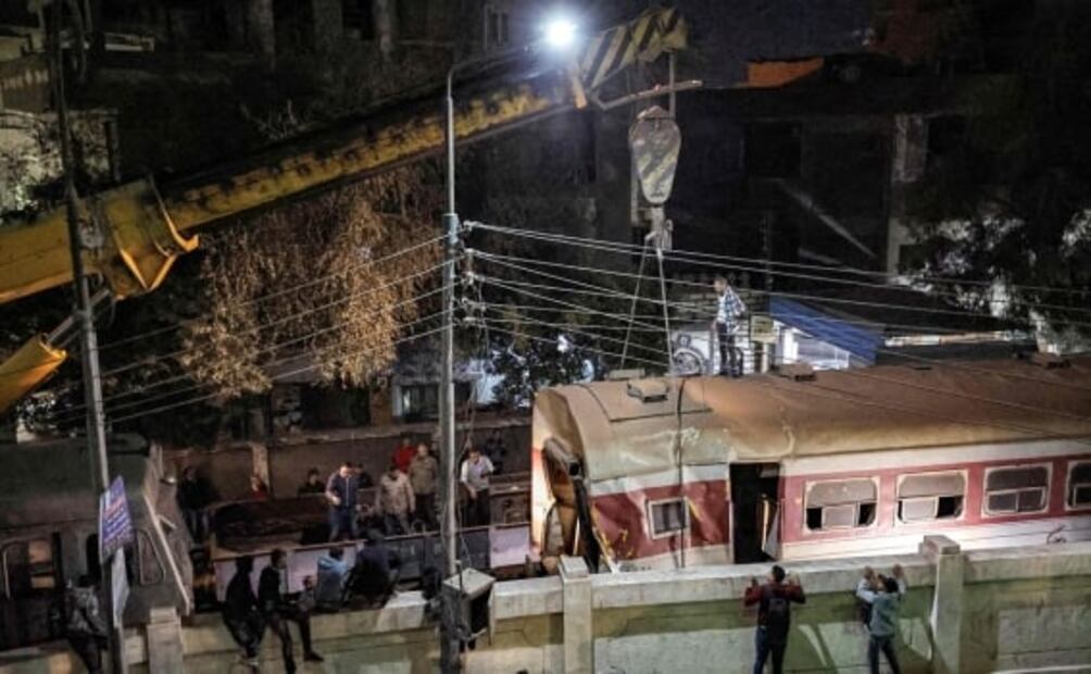 Tren se descarrilla en el norte de Egipto y deja dos muertos y 16 heridos 