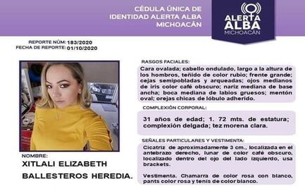 Tras caso de Jessica, Xitlali desaparece en la misma zona de Morelia