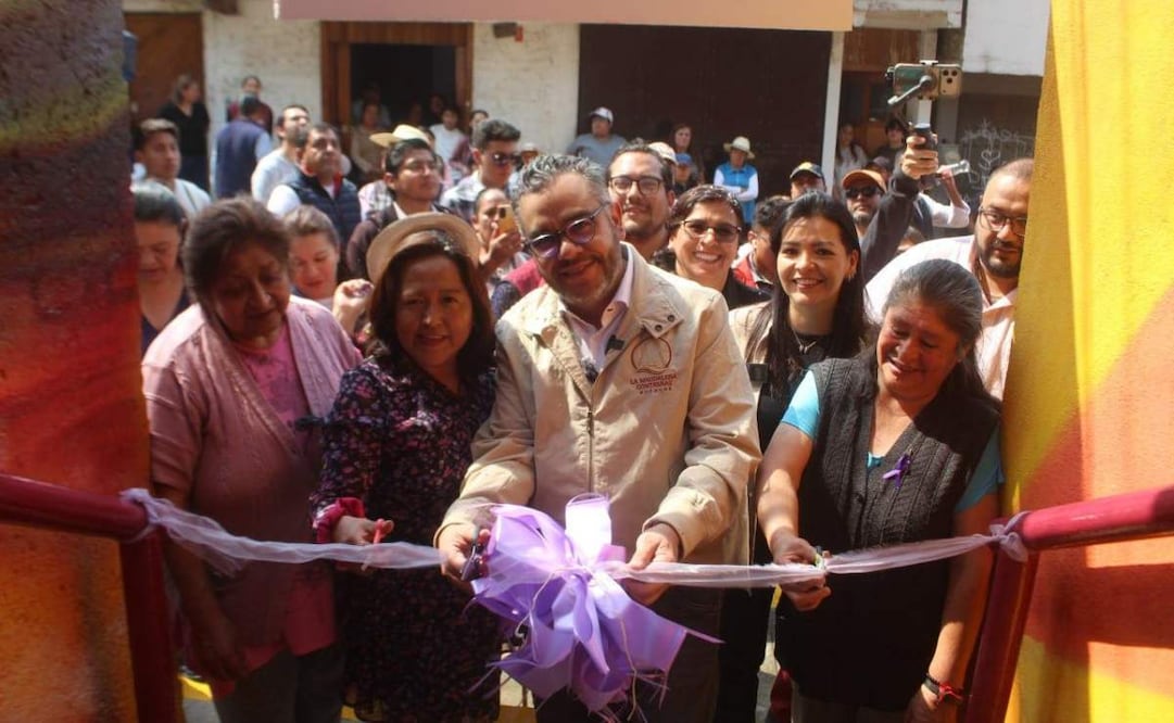 Alcalde Fernando Mercado entrega obras en las colonias Las Cruces y El Ocotal. Foto: Especiales.
