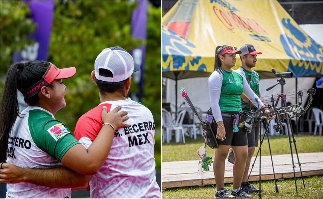México gana el bronce en equipos mixtos de la Copa del Mundo de tiro con arco / FOTO: ESPECIAL