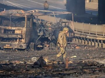 A sangre y fuego, ucranianos defienden la capital