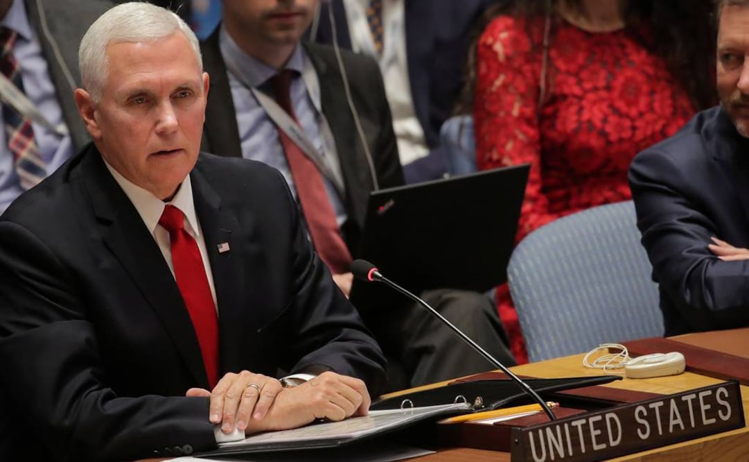 El vicepresidente de Estados Unidos, Mike Pence, en las Naciones Unidas (Foto: Reuters)