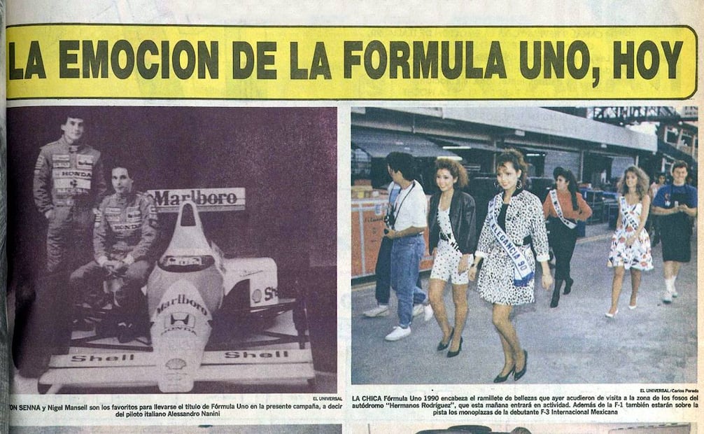 La Fórmula 1 es un exponente de los eventos que hasta la fecha concentran personalidades de la jet set. El combo de la emoción deportiva y el desfile de caras famosas suele ser un favorito de los medios. Hemeroteca EL UNIVERSAL.
