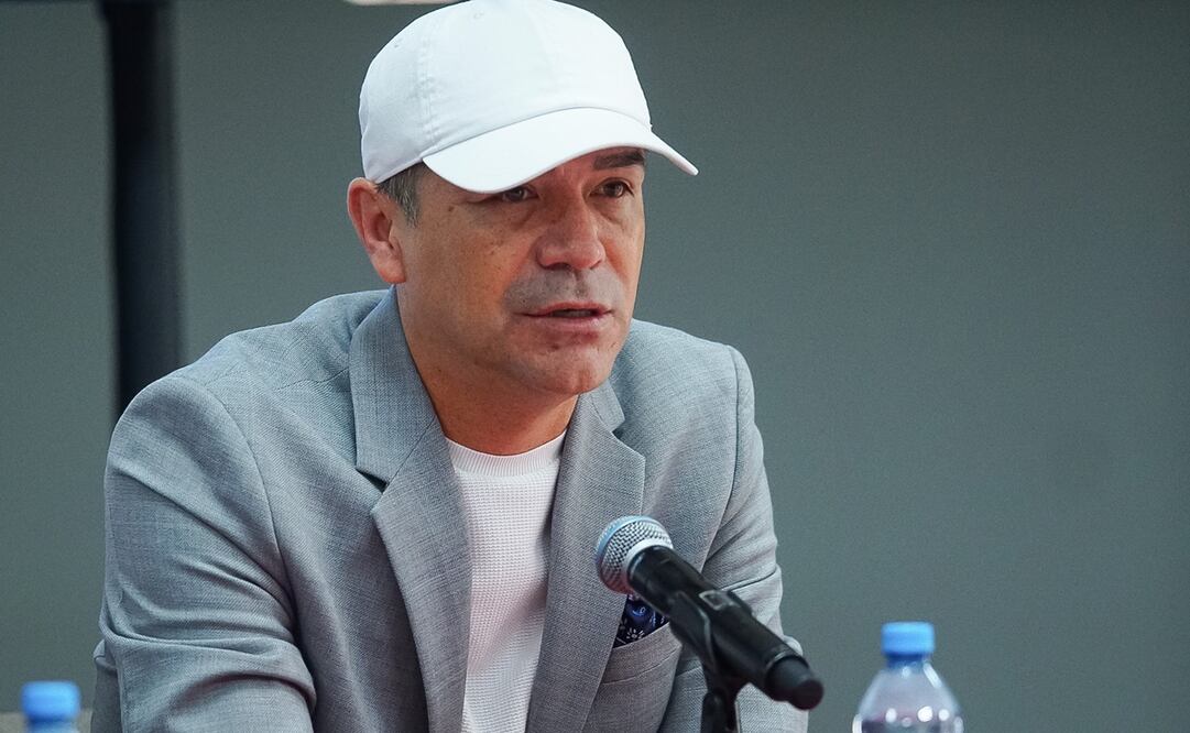 Jared Borgetti, durante una conferencia de prensa para anunciar partidos de la Selección Mexicana - FOTO: Imago7