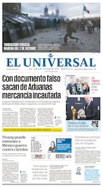 Portada impresa del 3 de octubre del 2025