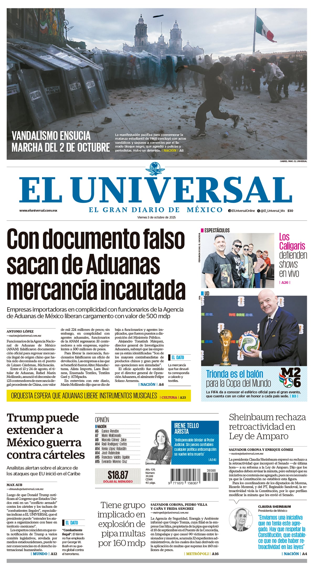 Portada impresa