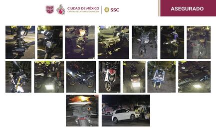 Despliegan operativo por rodada en Benito Juárez; SSC asegura 15 motos y aplica 20 infracciones