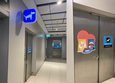 FOTOS: Conoce el baño de perritos del aeropuerto de Estambul