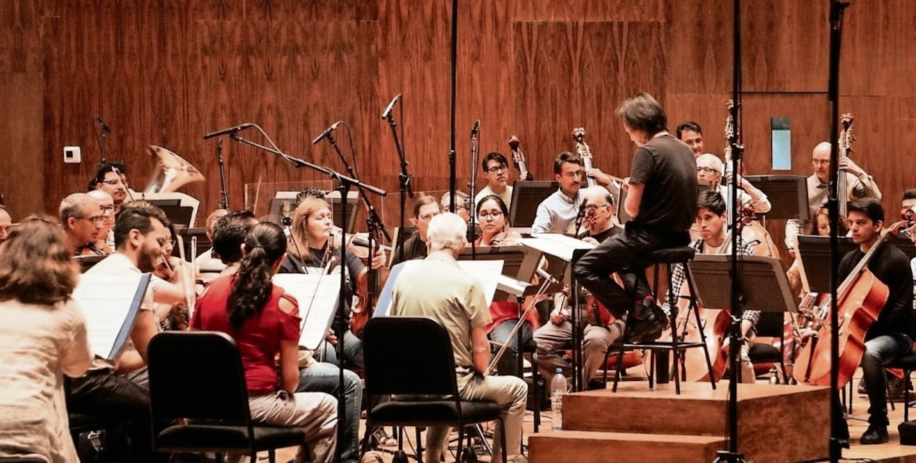 La agrupación interpretará las piezas, como parte de la grabación, hasta el 28 de abril en la Sala Silvestre Revueltas del Centro Cultural Ollin Yoliztli. Foto: de la Secretaría de Cultura de la Ciudad de México.