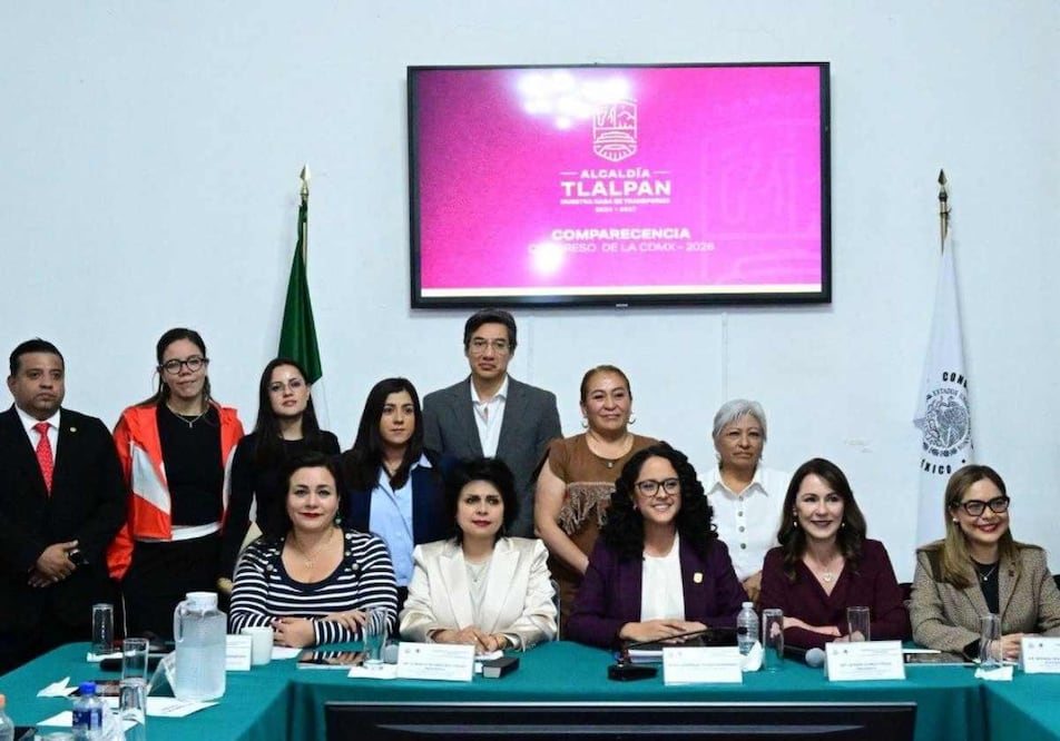 La alcaldesa de Tlalpan, Gabriela Osorio, acudió a comparecer ante comisiones unidas del Congreso de la Ciudad de México. Foto: Especial