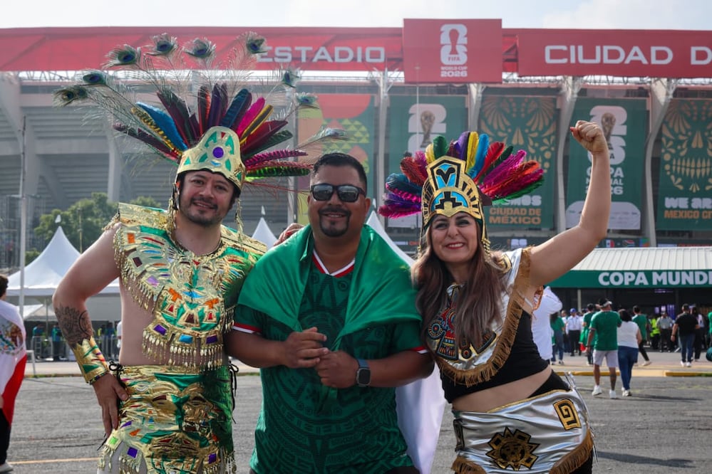 Este es el ambiente previo al partido inaugural del Mundial 2026 - Foto: Luis Camacho | EL UNIVERSAL