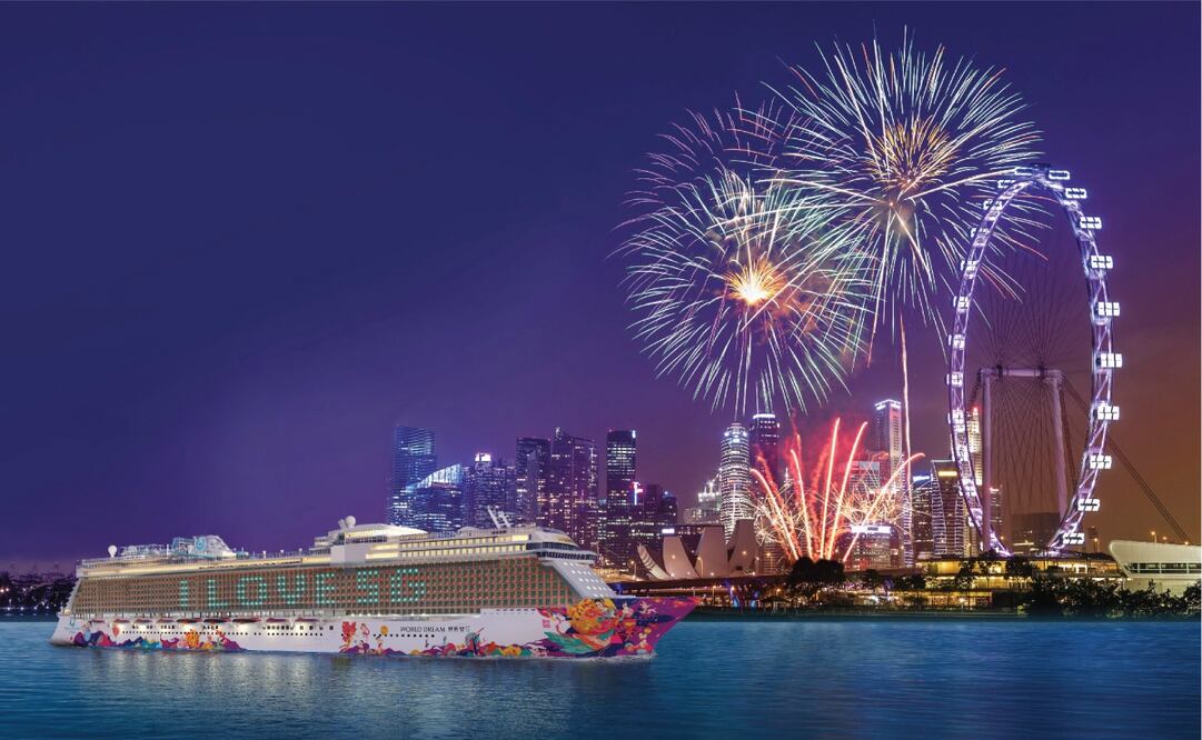 El barco World Dream es uno de los que zarparán para hacer cruceros sin destino. Foto: Cortesía Genting