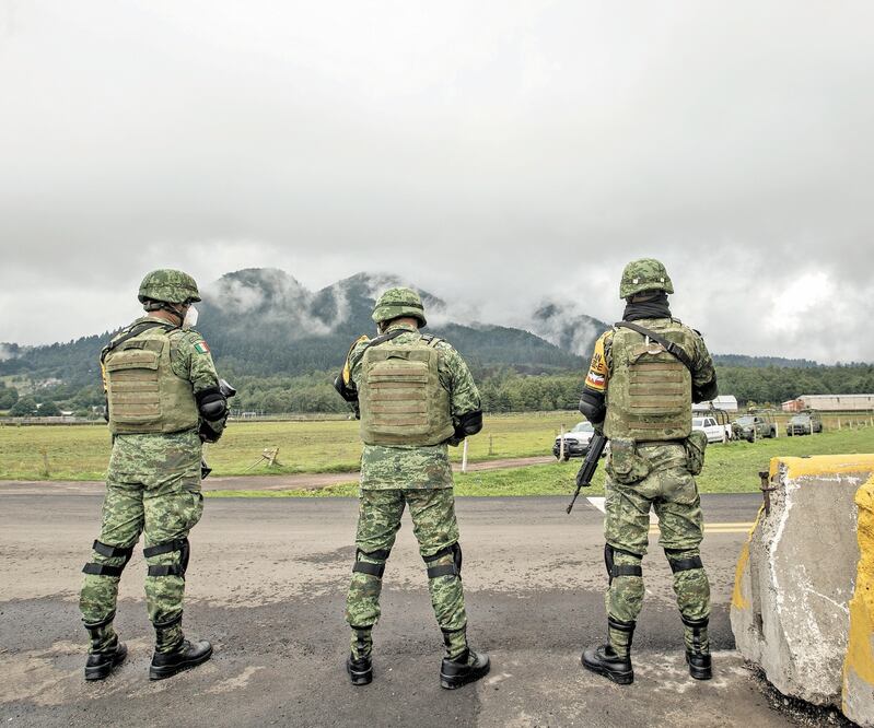 Las autoridades capitalinas y federales acordaron instalar una base de la Guardia Nacional en la zona del Ajusco, en Tlalpan. Foto: Archivo El Universal