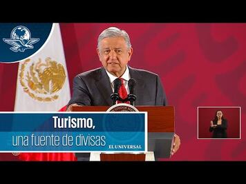 AMLO asegura que no hay estancamiento en materia de turismo