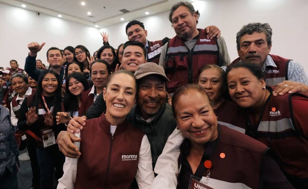 Claudia Sheinbaum en San Luis Potosí. Foto: Tomada de X