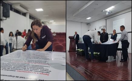 Candidatos firman pacto para legislar y fortalecer libertad de expresión en Morelos