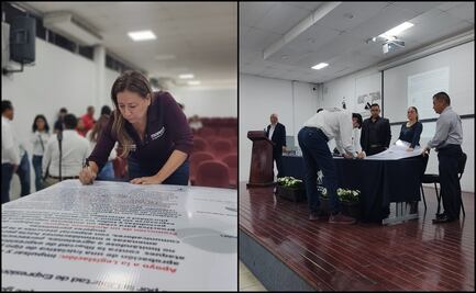 Candidatos firman pacto para legislar y fortalecer libertad de expresión en Morelos