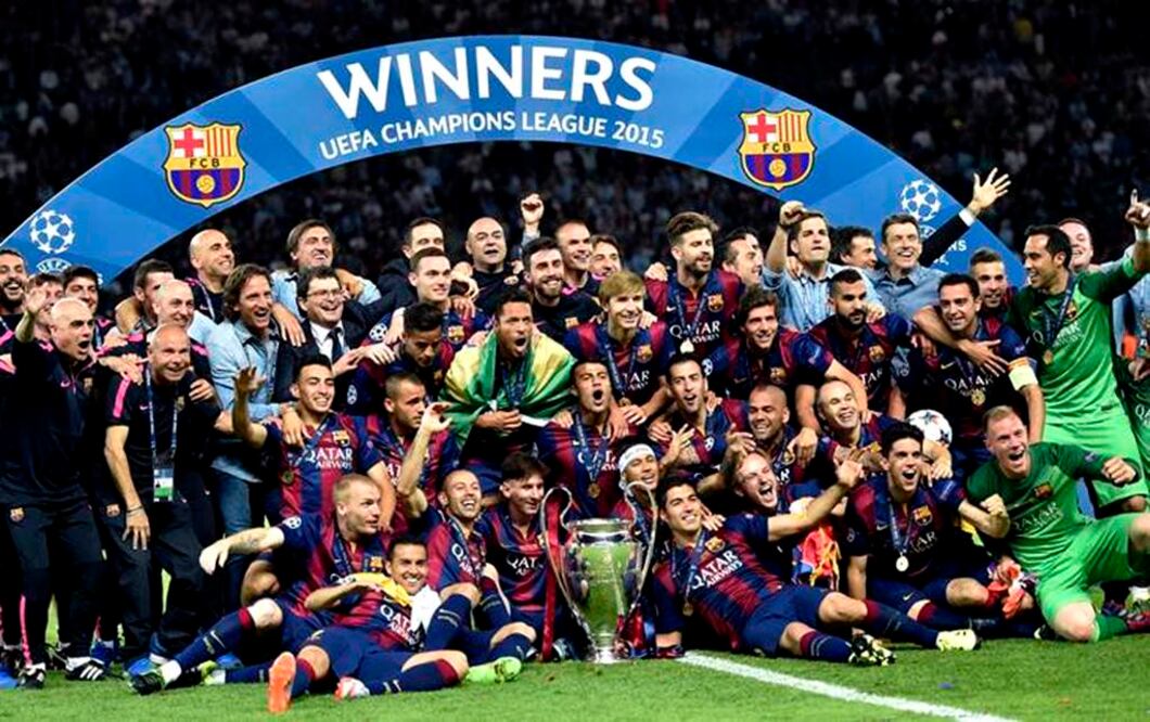 La explosividad de Lionel Messi y el oportunismo de Luis Suárez rescataron al Barcelona cuando la final se le indigestaba, y el conjunto catalán se coronó por quinta vez en la Liga de Campeones al superar 3-1 a la Juventus. Foto AP