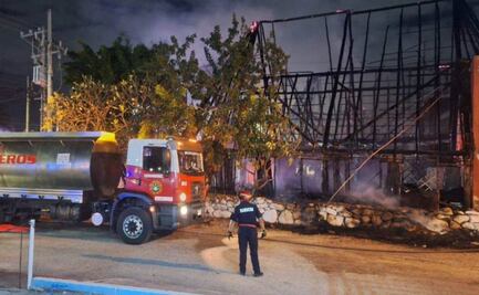 Se registran fuertes incendios durante primeras horas del 2026 en Yucatán; no se reportan lesionados