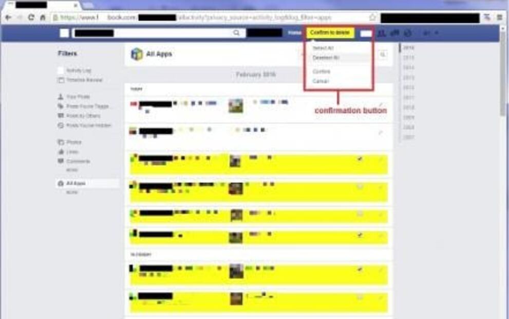 Herramienta que elimina publicaciones antiguas de Facebook